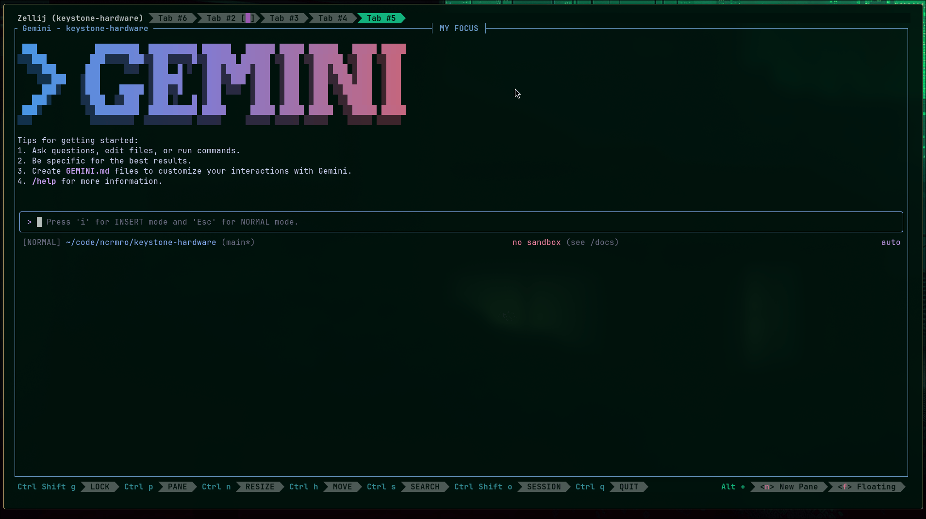 Zellij Terminal Multiplexer